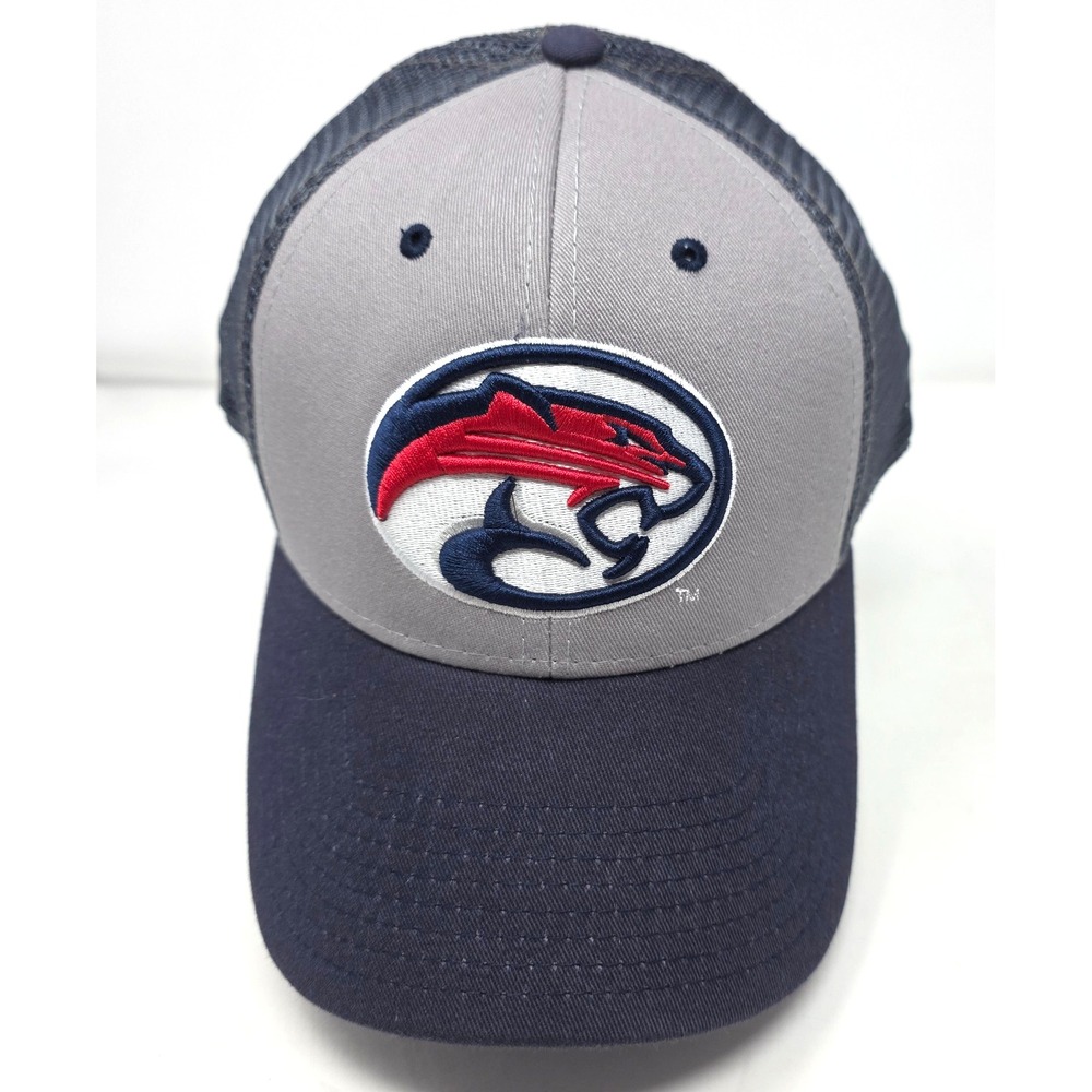 The Game Hat Mens OS Gray Navy Mesh Snapback University Of Houston Cougars NWT